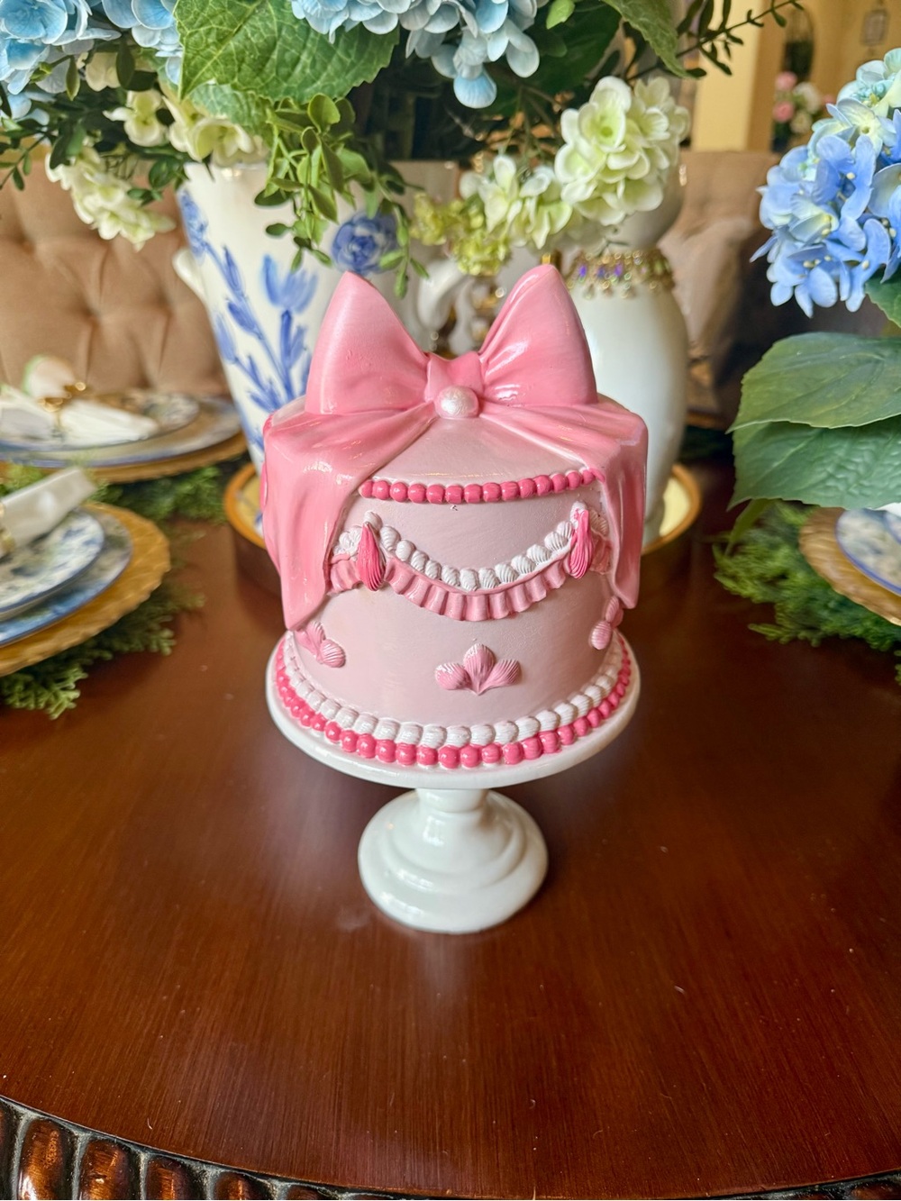 Pink Decorative Bow Cake